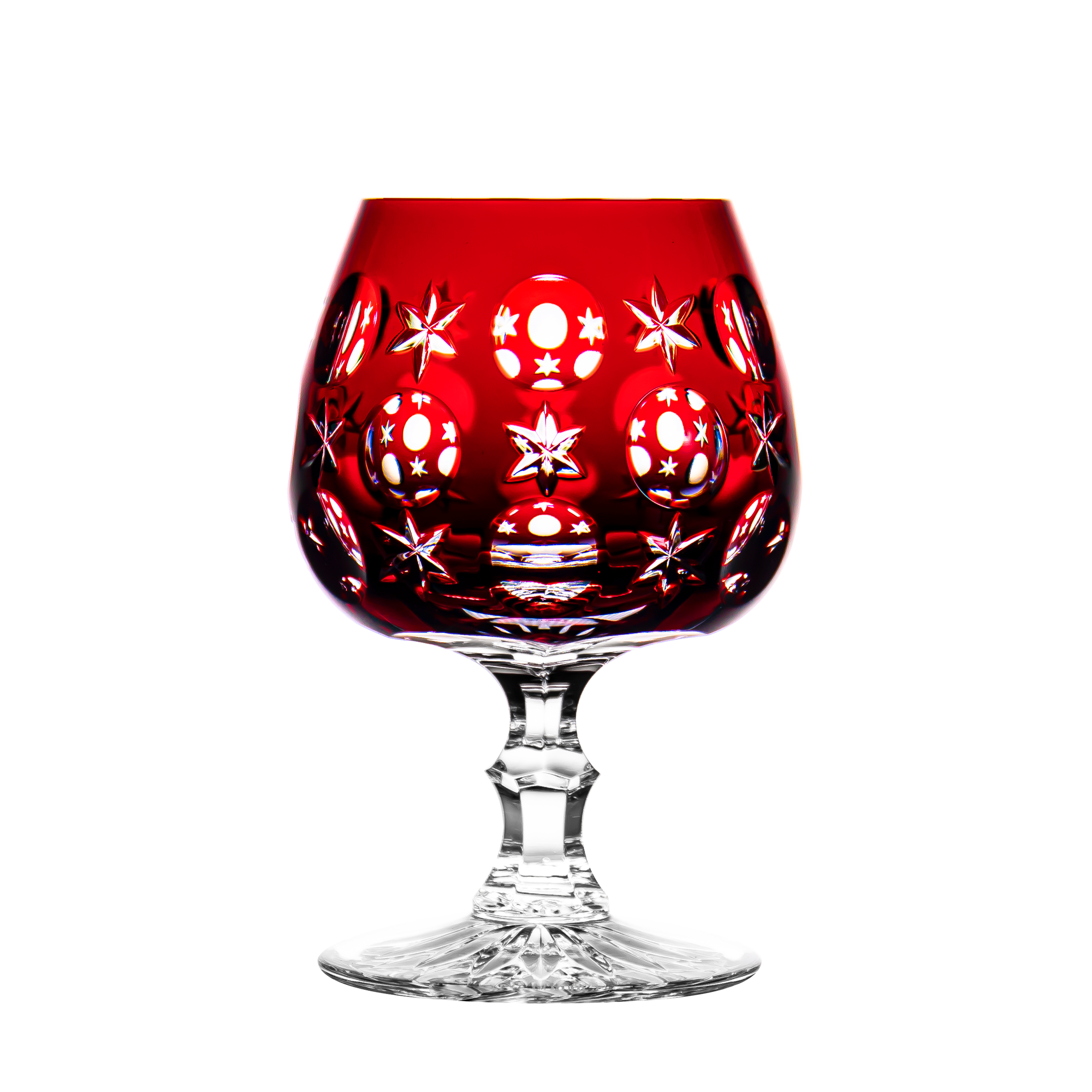 Fabergé Odessa Ruby Red Small Wine Glass 2nd Edition - Ajka Crystal