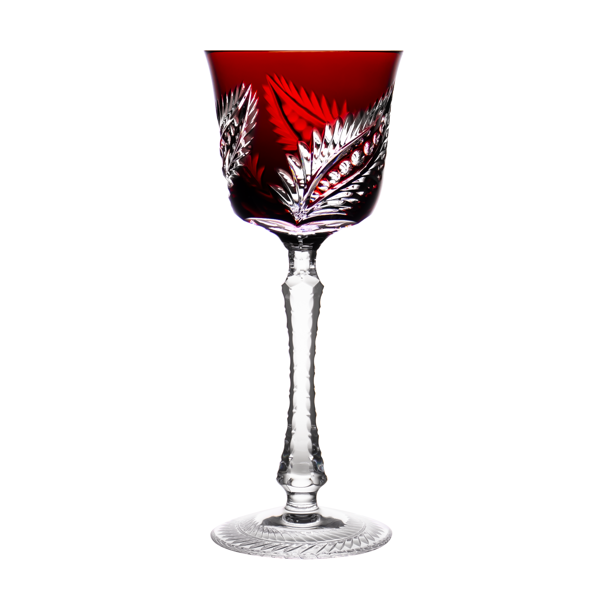 Fabergé Plume Ruby Red Large Wine Glass