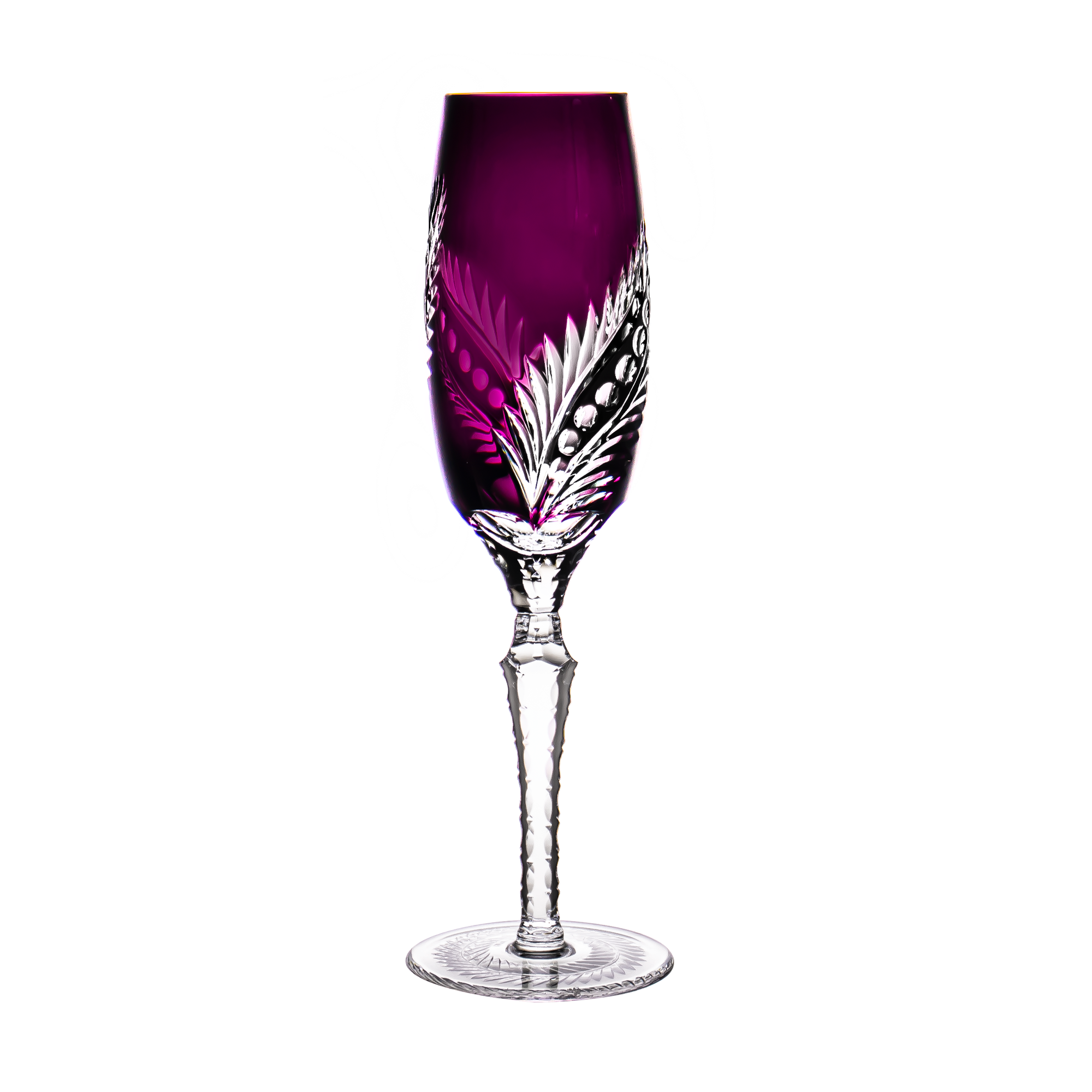 Fabergé Plume Purple Champagne Flute