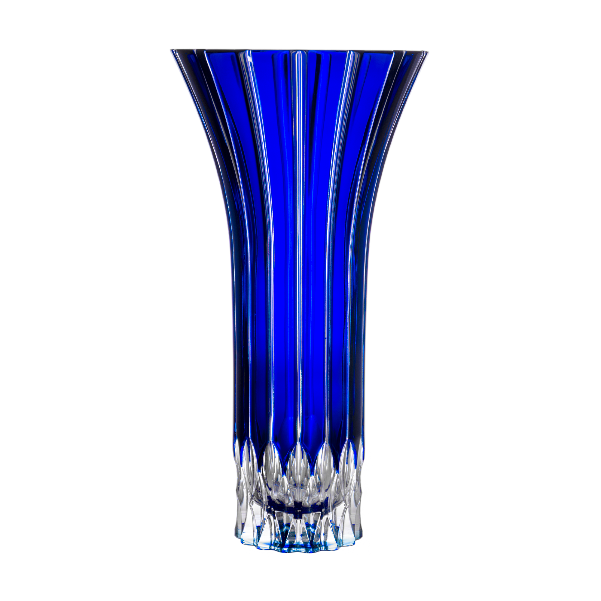 Castille Blue Vase 10.6 in