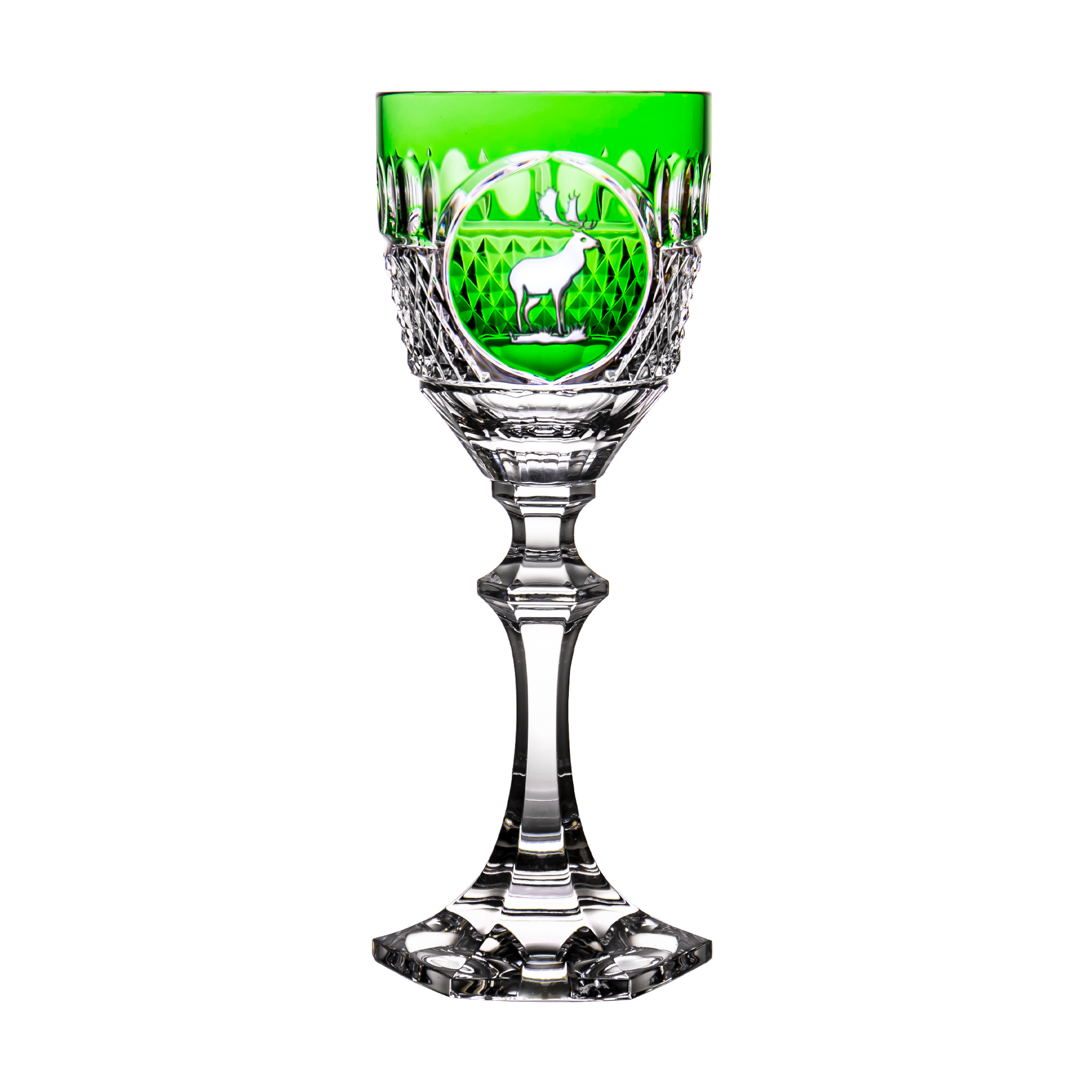Fabergé Hunter Green Water Goblet