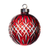 Waterford Annual Ornament ‘2019’ Ruby Red Bauble 2.9 in
