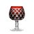 Fabergé Athenee Ruby Red Brandy Glass