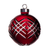 Carol Ruby Red Ball Ornament 2.9 in