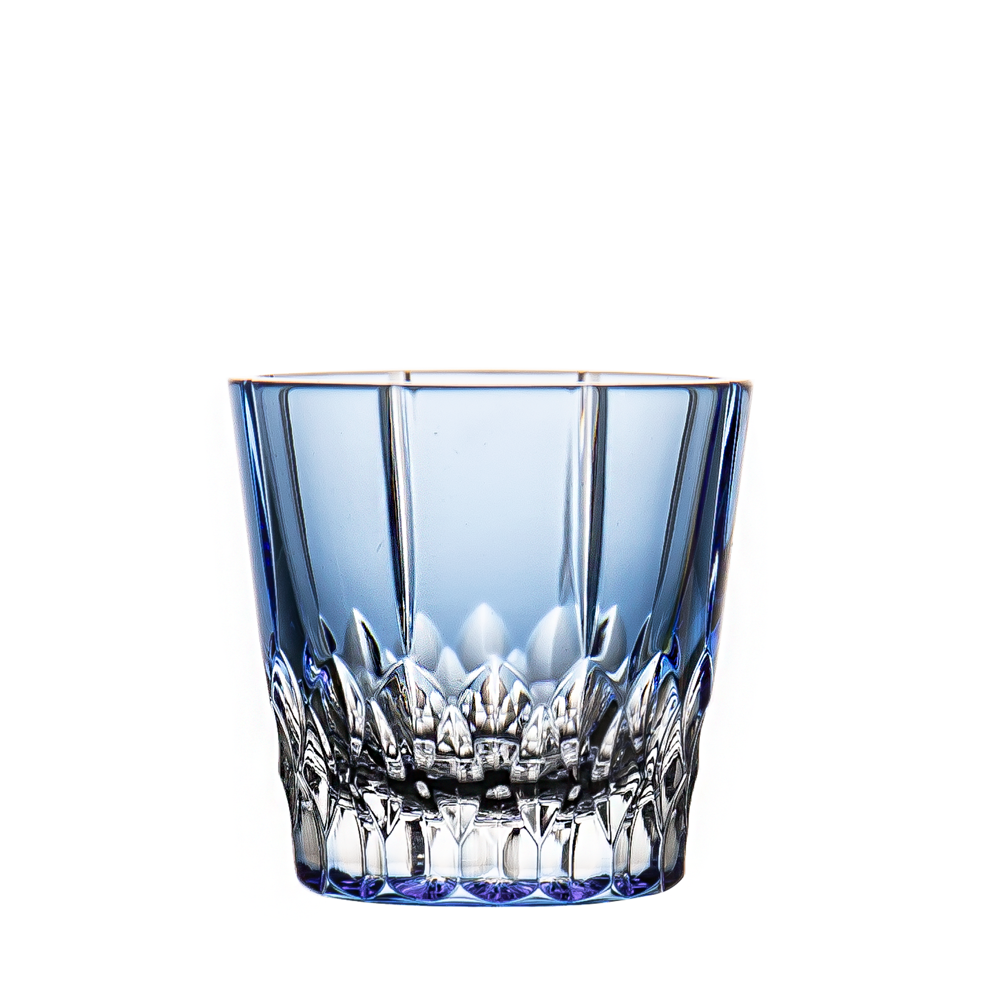 Castille Light Blue Small Wine Glass - Ajka Crystal