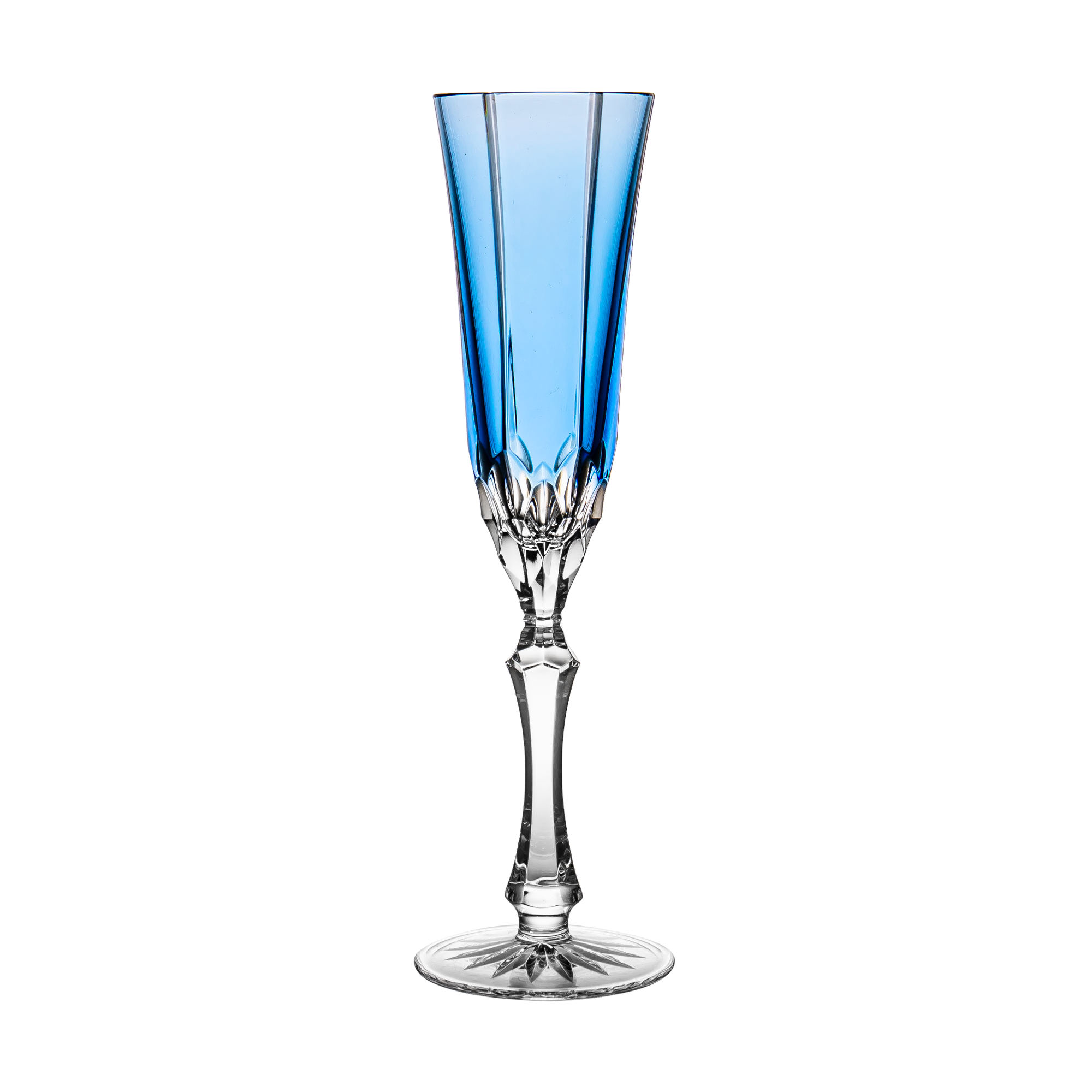Castille Light Blue Champagne Flute 1st Edition
