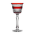 Cristal de Paris Deauville Ruby Red Small Wine Glass