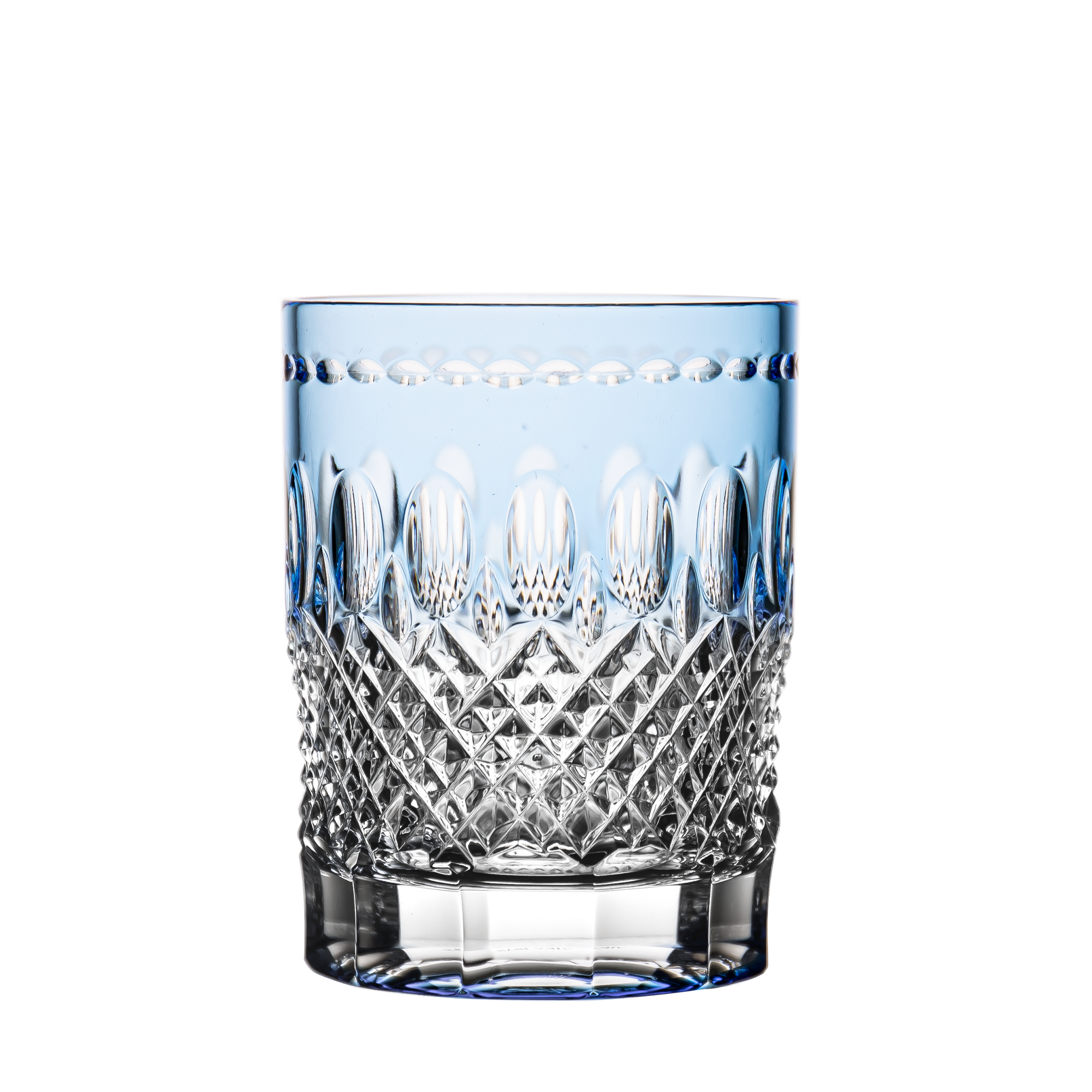 Waterford Lismore Blue Old Fashioned - Ajka Crystal