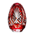 Easter Ruby Red Egg Paperweight 5.1 in