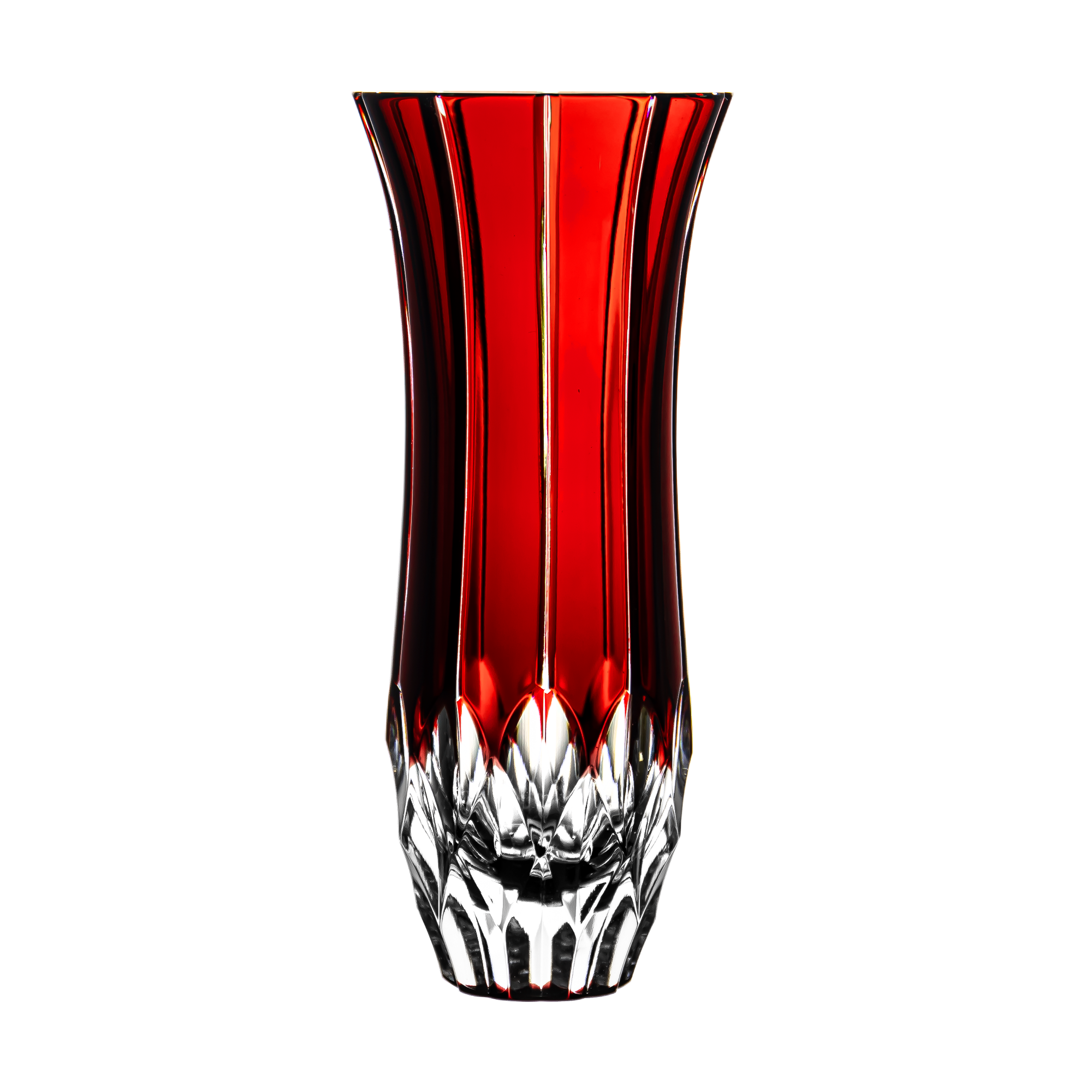 Fabergé Na Zdorovye Ruby Red Martini Glass - Ajka Crystal