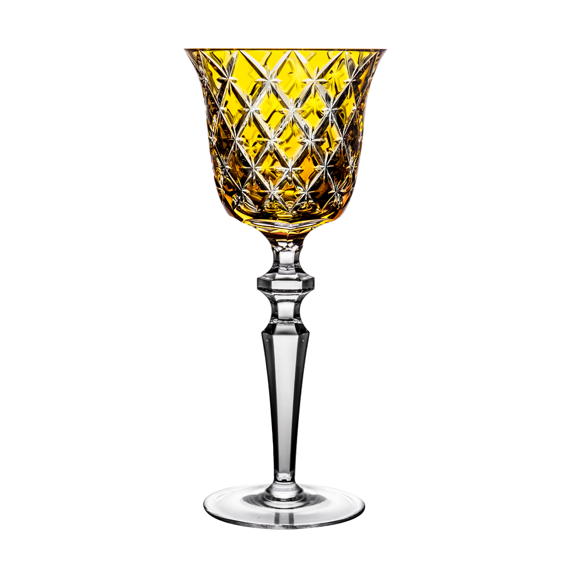 Stars Golden Small Wine Glass