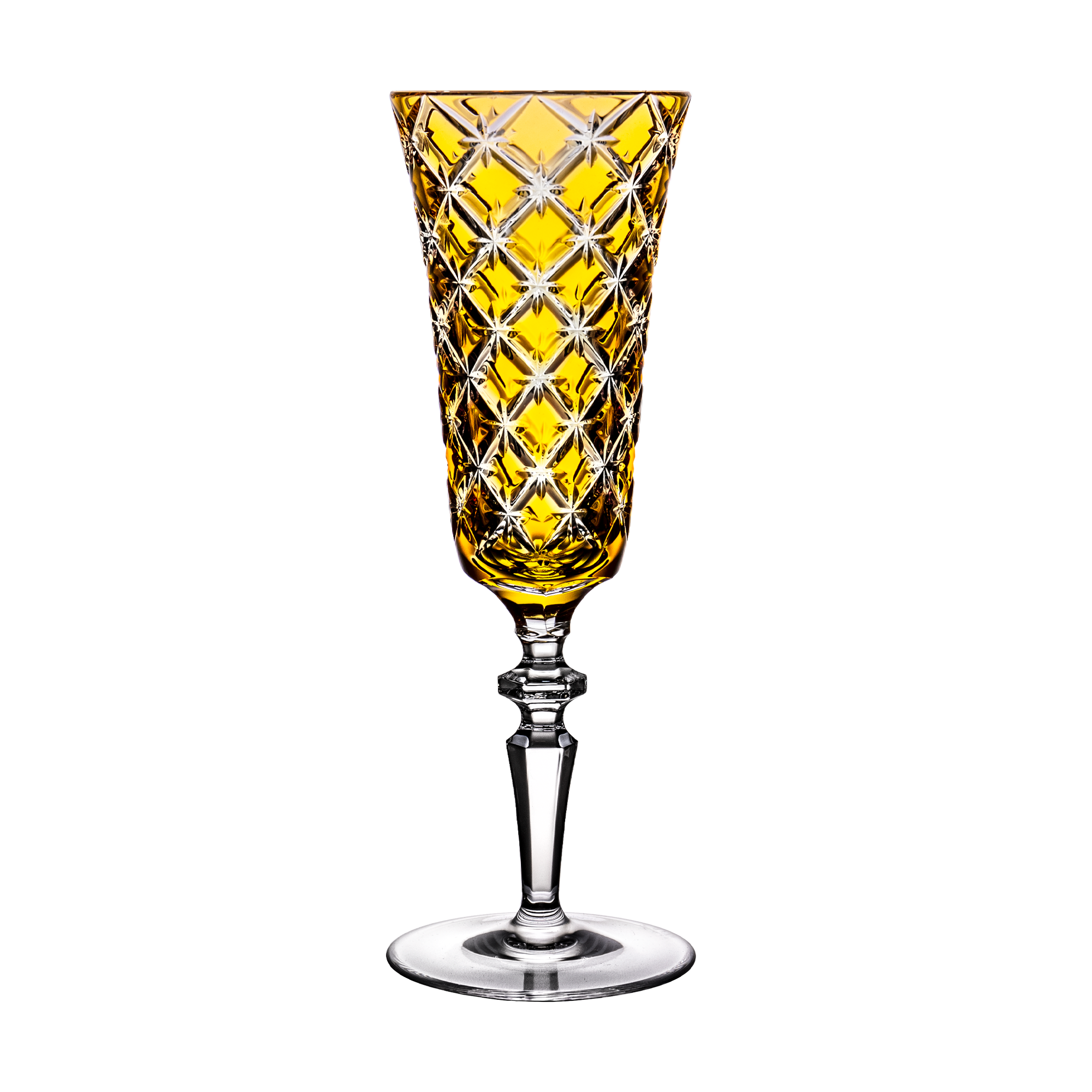 Stars Golden Champagne Flute