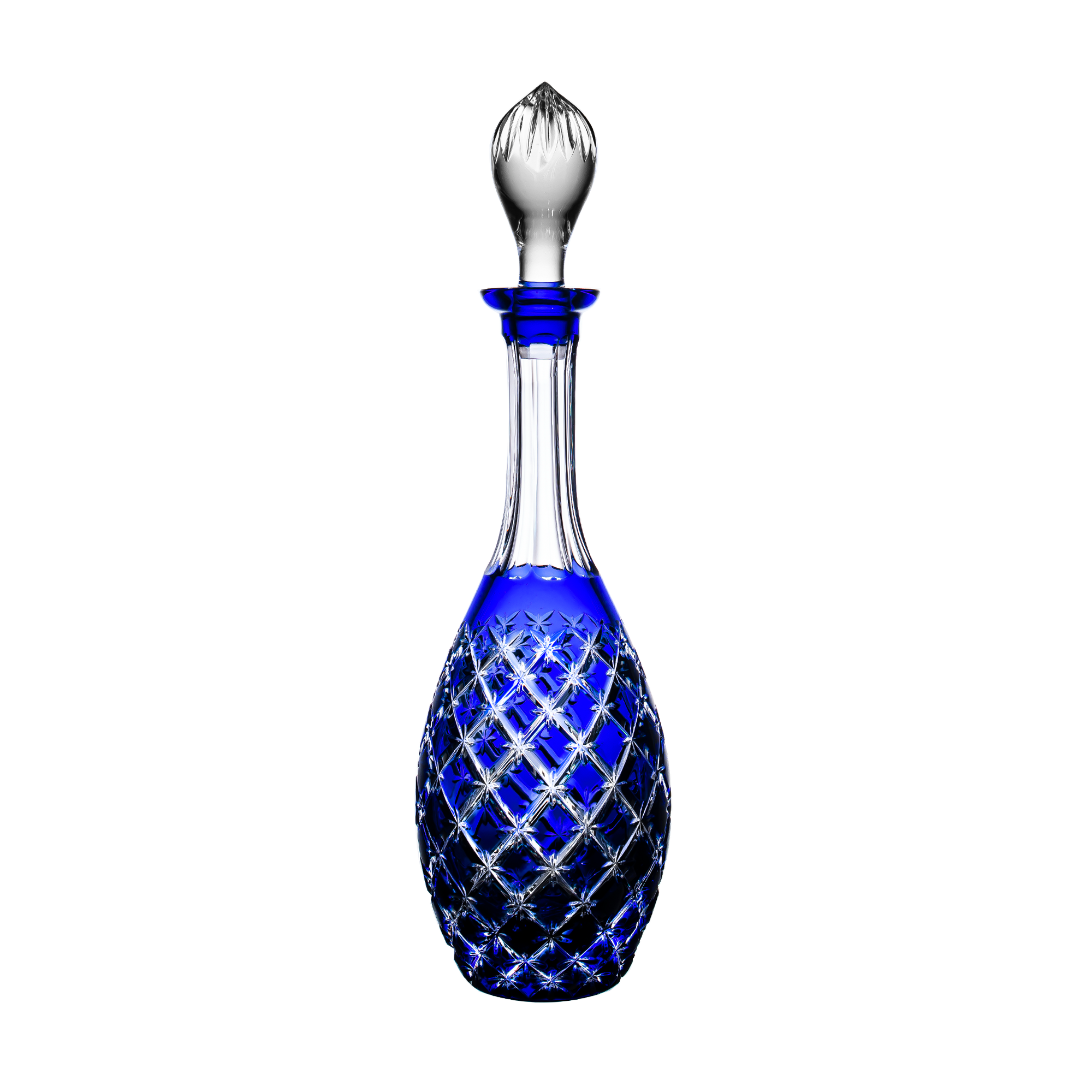 Stars Blue Decanter 25.3 oz