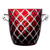 Stars Ruby Red Ice Bucket 5.9 in