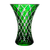 Stars Green Vase 8.1 in