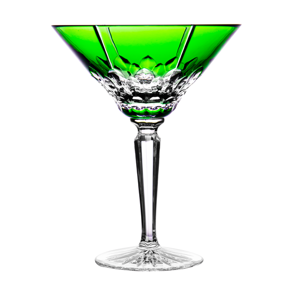 Castille Green Large Wine Glass - Ajka Crystal