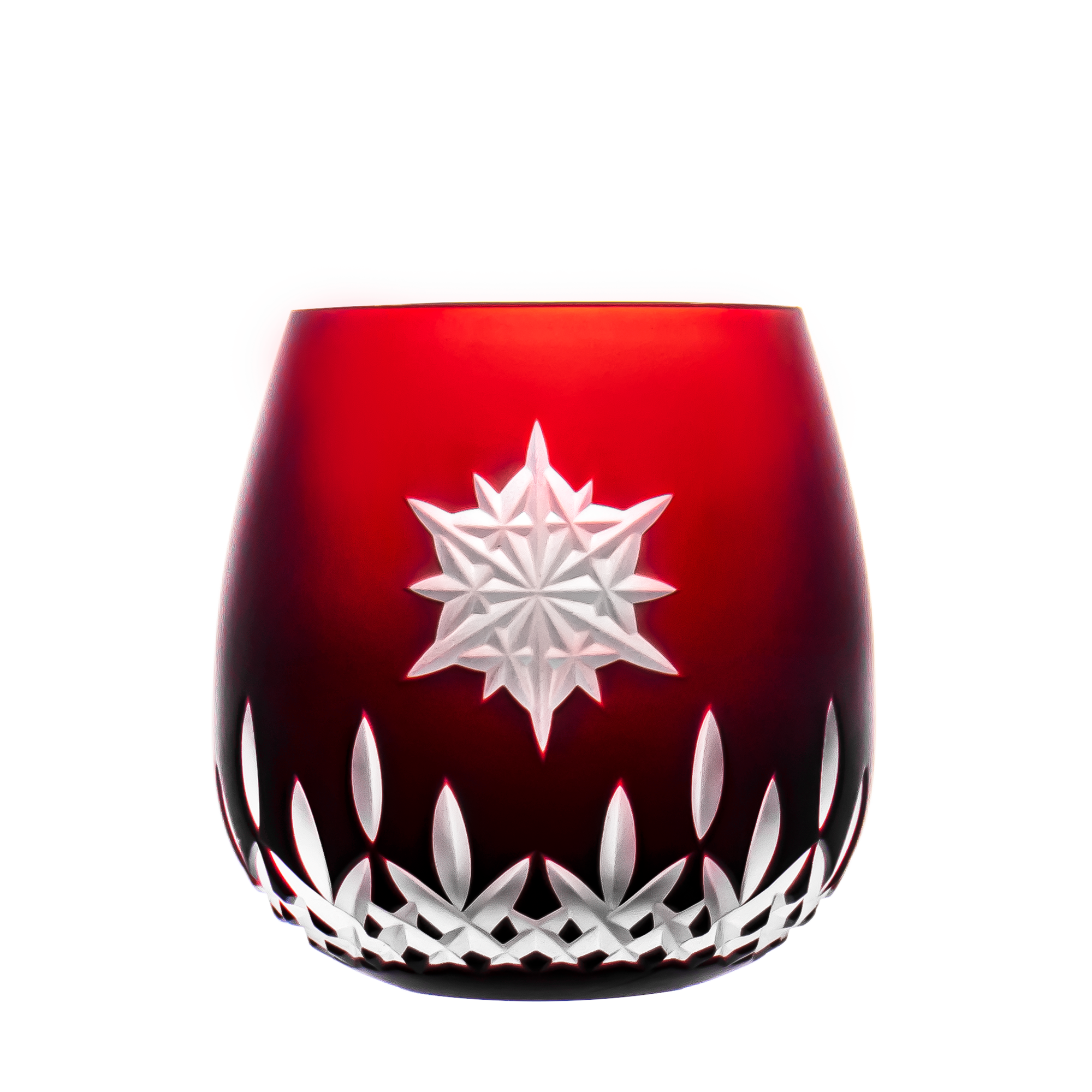 Fabergé Odessa Ruby Red Small Wine Glass 2nd Edition - Ajka Crystal