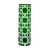 Cannage Double Cased Green Vase 11 in