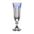 Cristal de Sèvres Chenonceaux Light Blue Champagne Glass