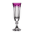 Cristal de Sèvres Chenonceaux Purple Champagne Glass