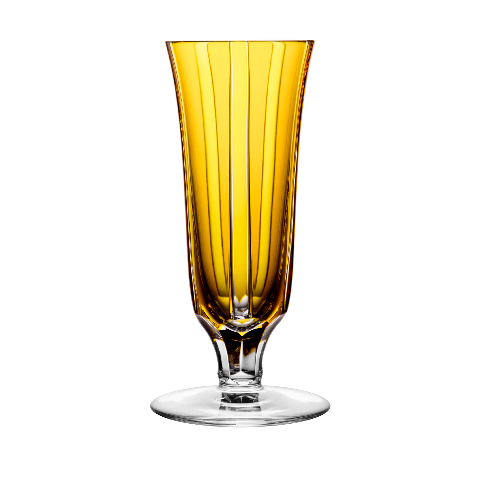 Cristal de Paris New York Golden Champagne Flute
