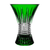 Waterford Lismore Diamond Green Vase 8.1 in