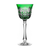 Cristal de Paris Londres Green Small Wine Glass