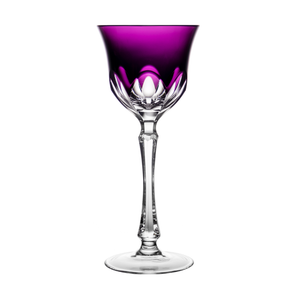 Cristal de Paris Rome Purple Small Wine Glass