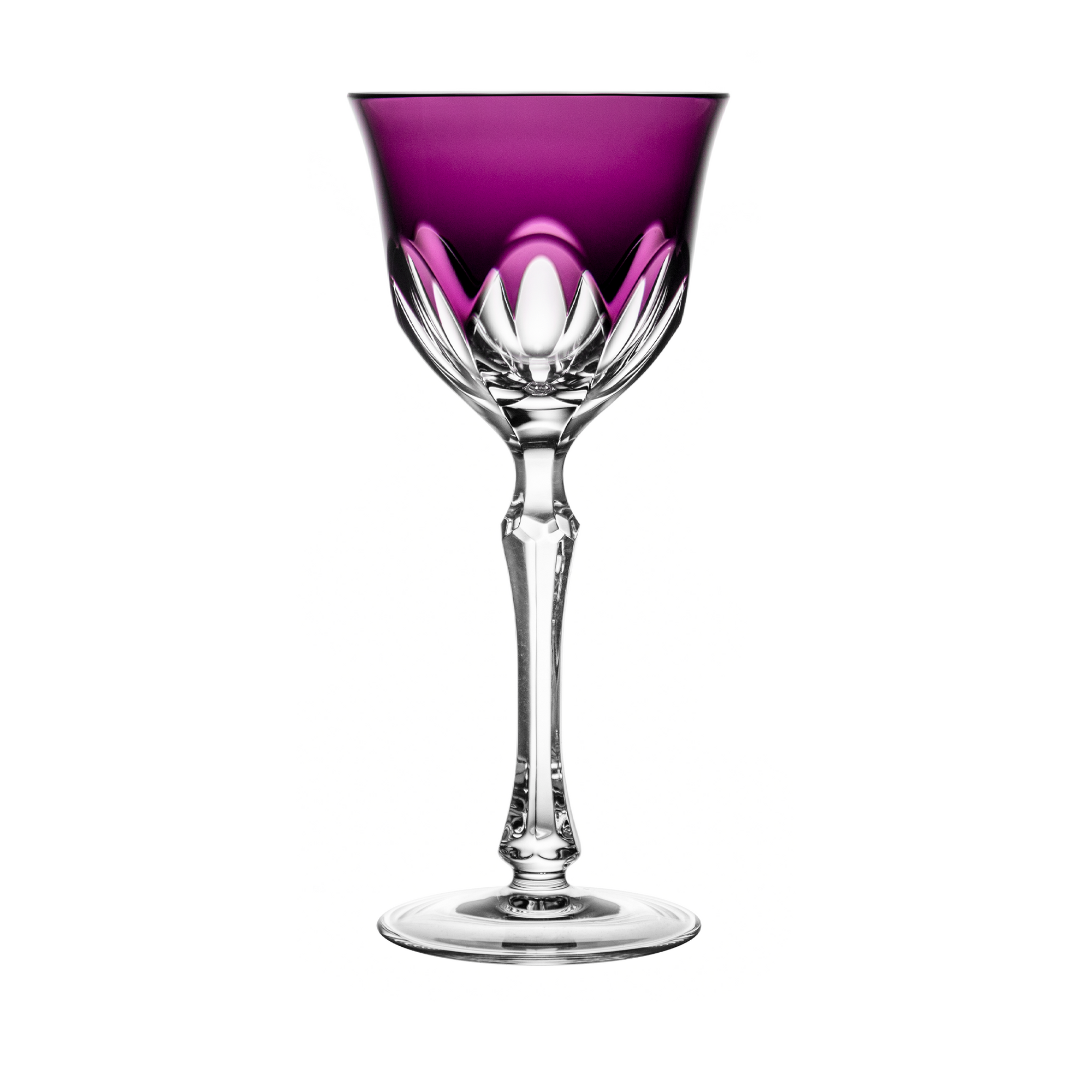 Cristal de Paris Rome Purple Small Wine Glass