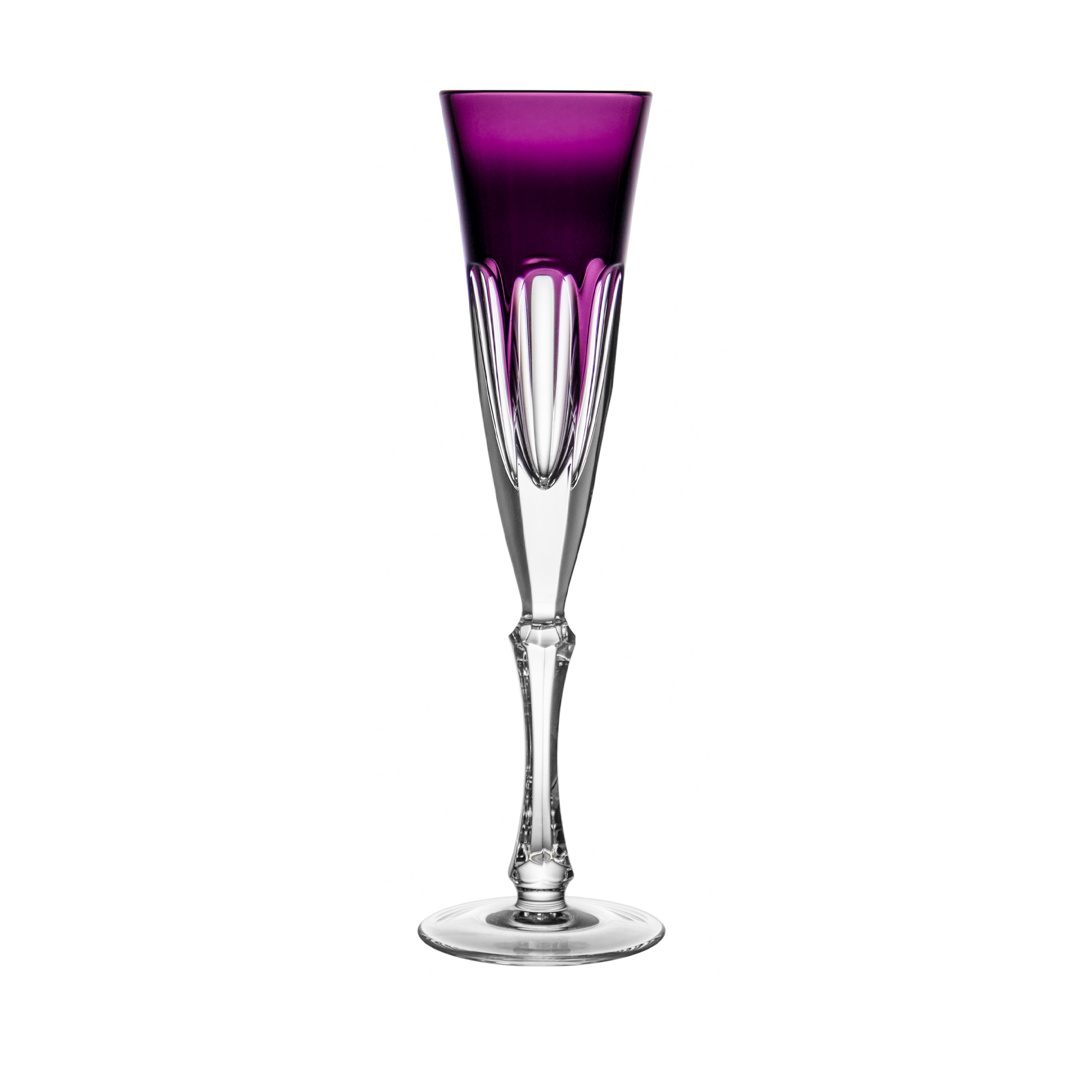 Cristal de Paris Rome Purple Champagne Flute