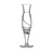 Birks Crystal Silver Ribbon Vase 7.8 in