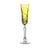 Birks Crystal Silver Ribbon Reseda Champagne Flute