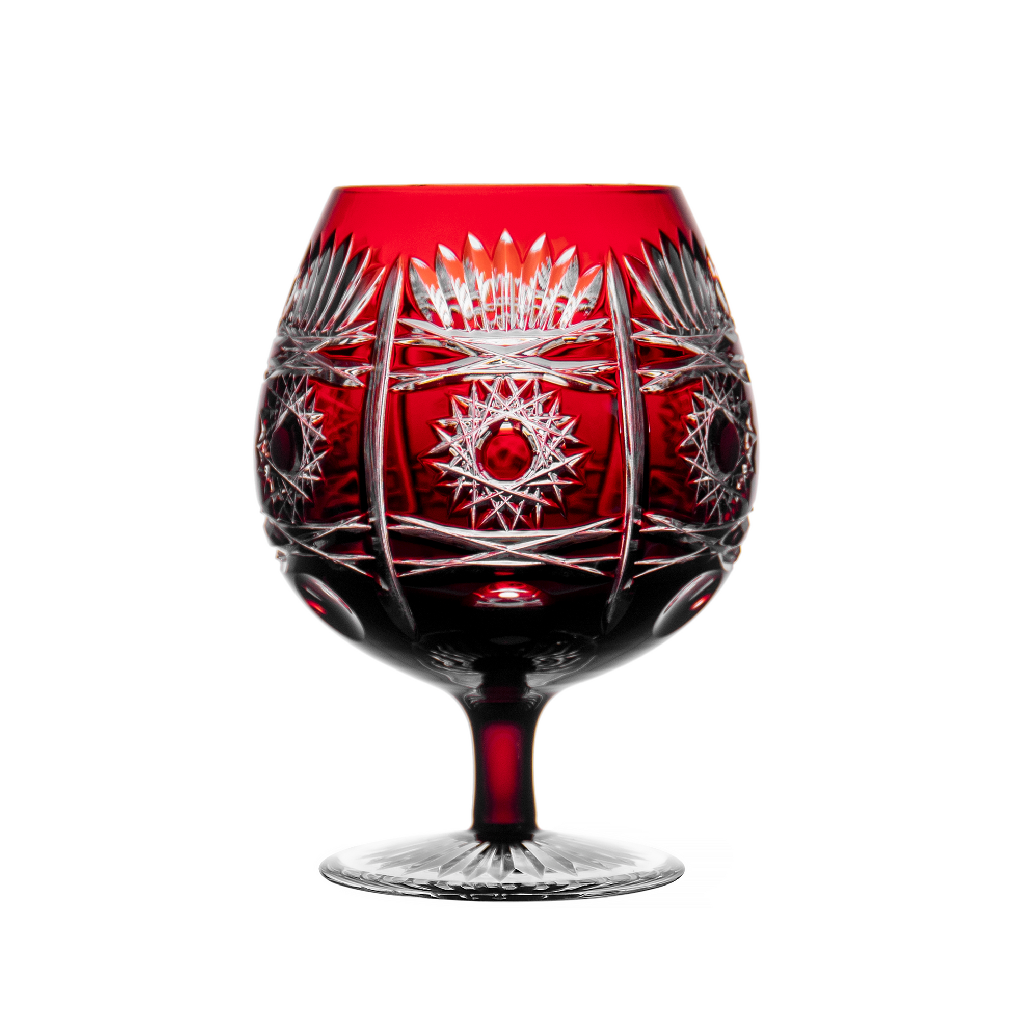 Fabergé Odessa Ruby Red Small Wine Glass 2nd Edition - Ajka Crystal