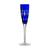 Birks Crystal Square Blue Champagne Flute