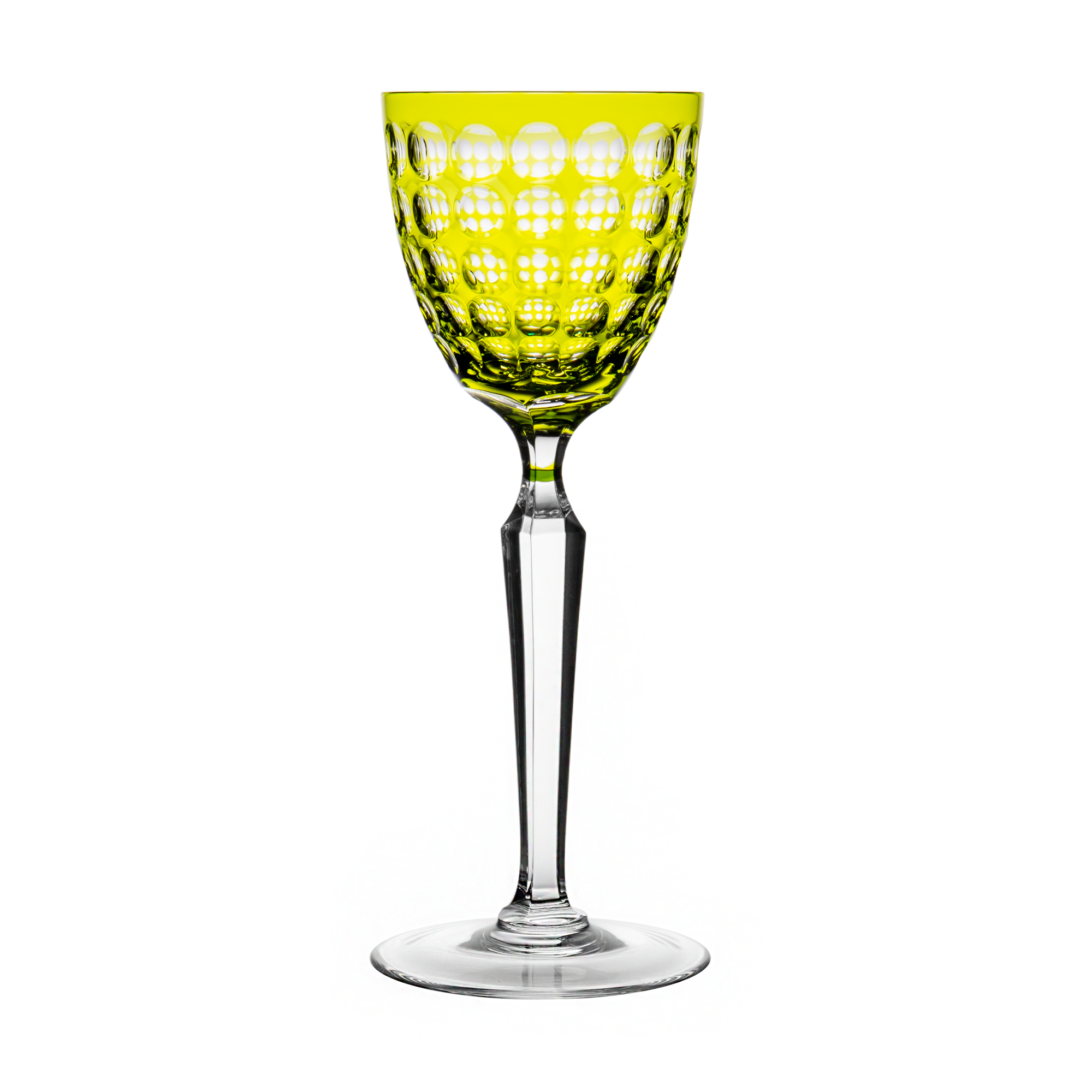 Val Saint Lambert Kaleido Reseda Small Wine Glass