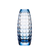 Val Saint Lambert Kaleido Light Blue Soliflore Vase 5.9 in