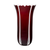 Tulipe Double Cased Ruby Red Vase 9.8 in