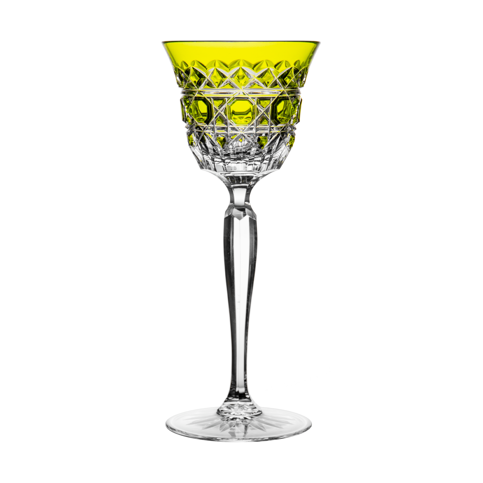 Val Saint Lambert Riquewihr Reseda Small Wine Glass