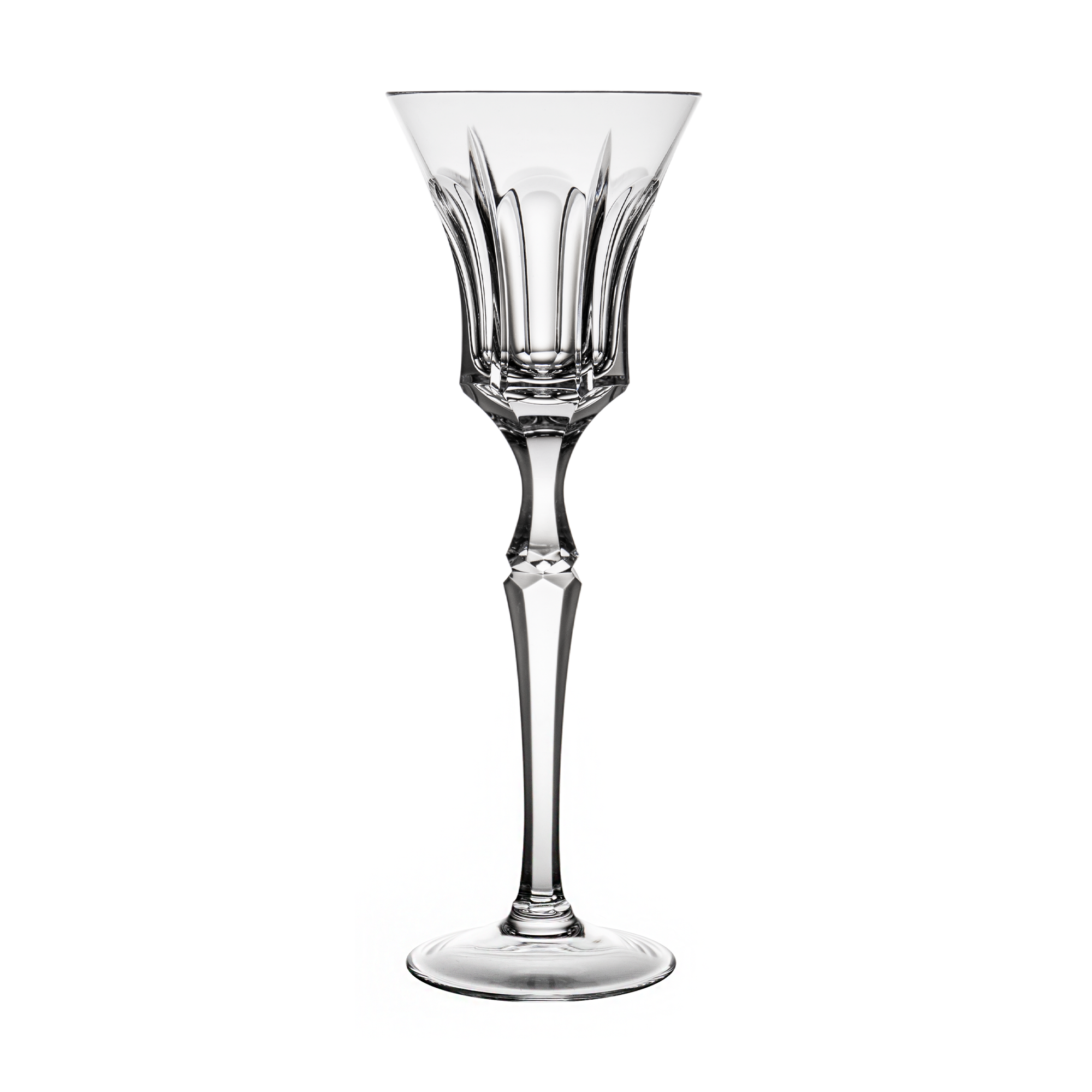 Val Saint Lambert Saverne Small Wine Glass 9.4in