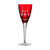 Birks Crystal Square Ruby Red Water Goblet