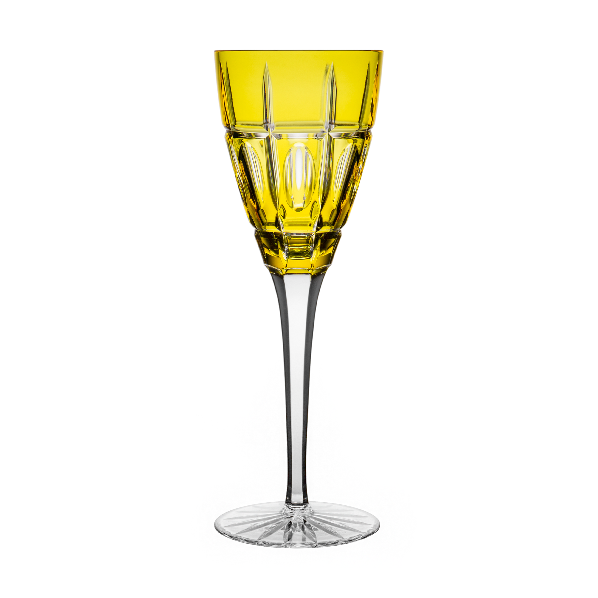 Birks Crystal Square Golden Water Goblet