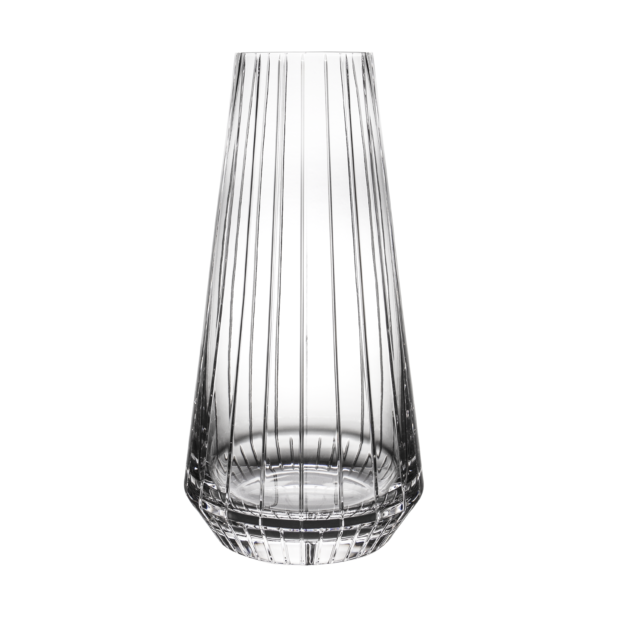 Val Saint Lambert Pythagore花瓶15.8英寸- Ajka Crystal