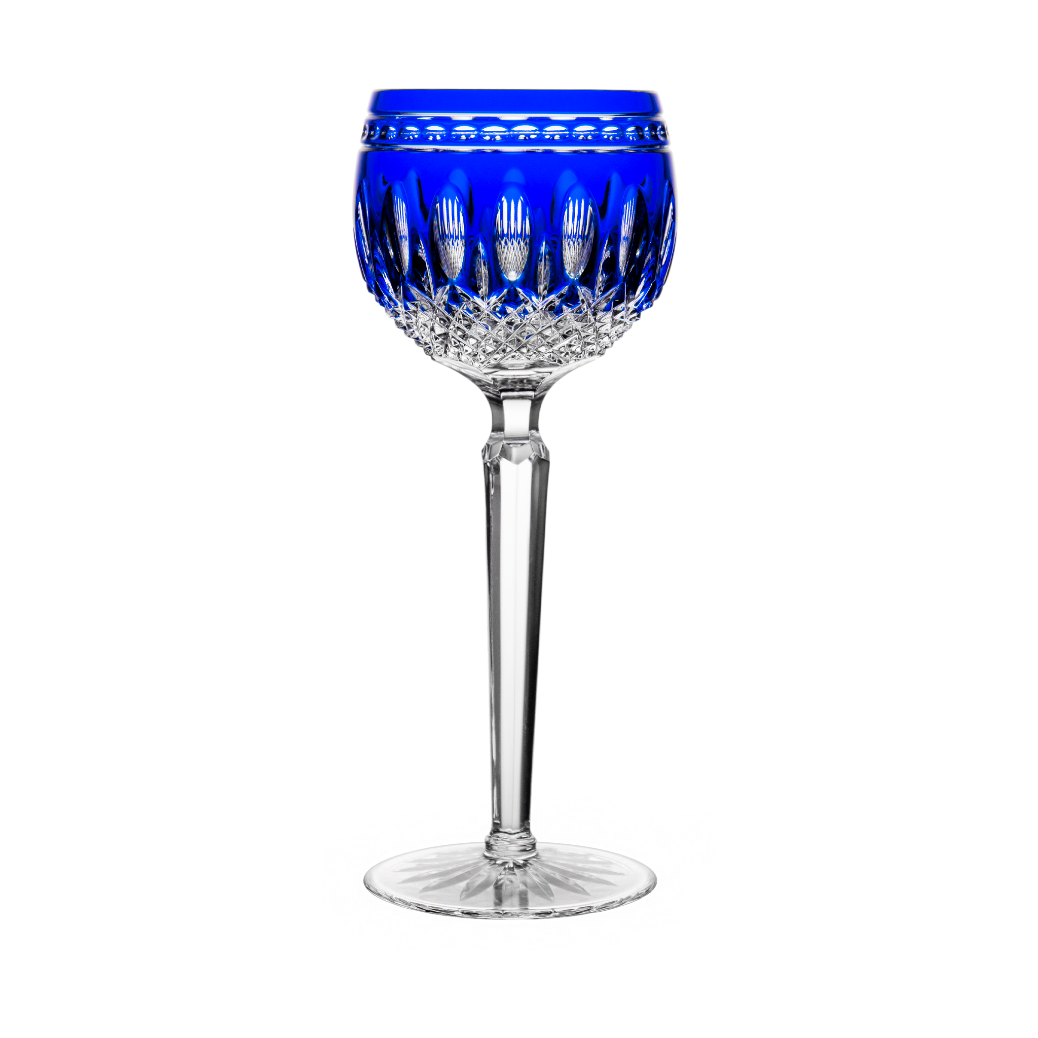 Waterford Clarendon Blue Small Wine Glass - Ajka Crystal