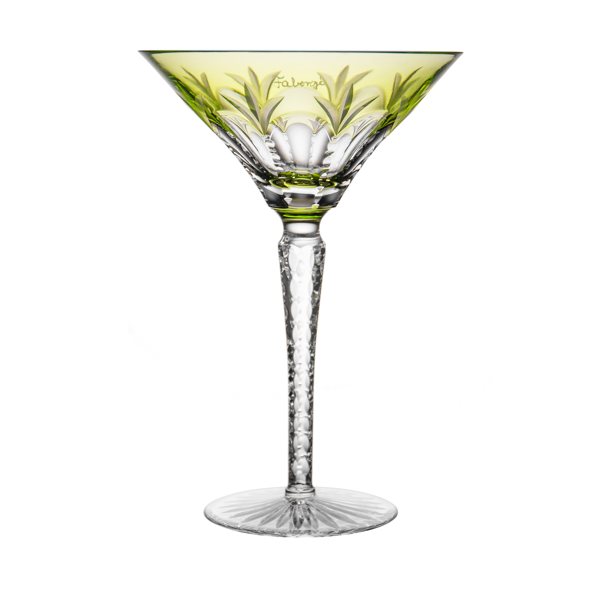 Fabergé Grand Palais Light Green Martini Glass