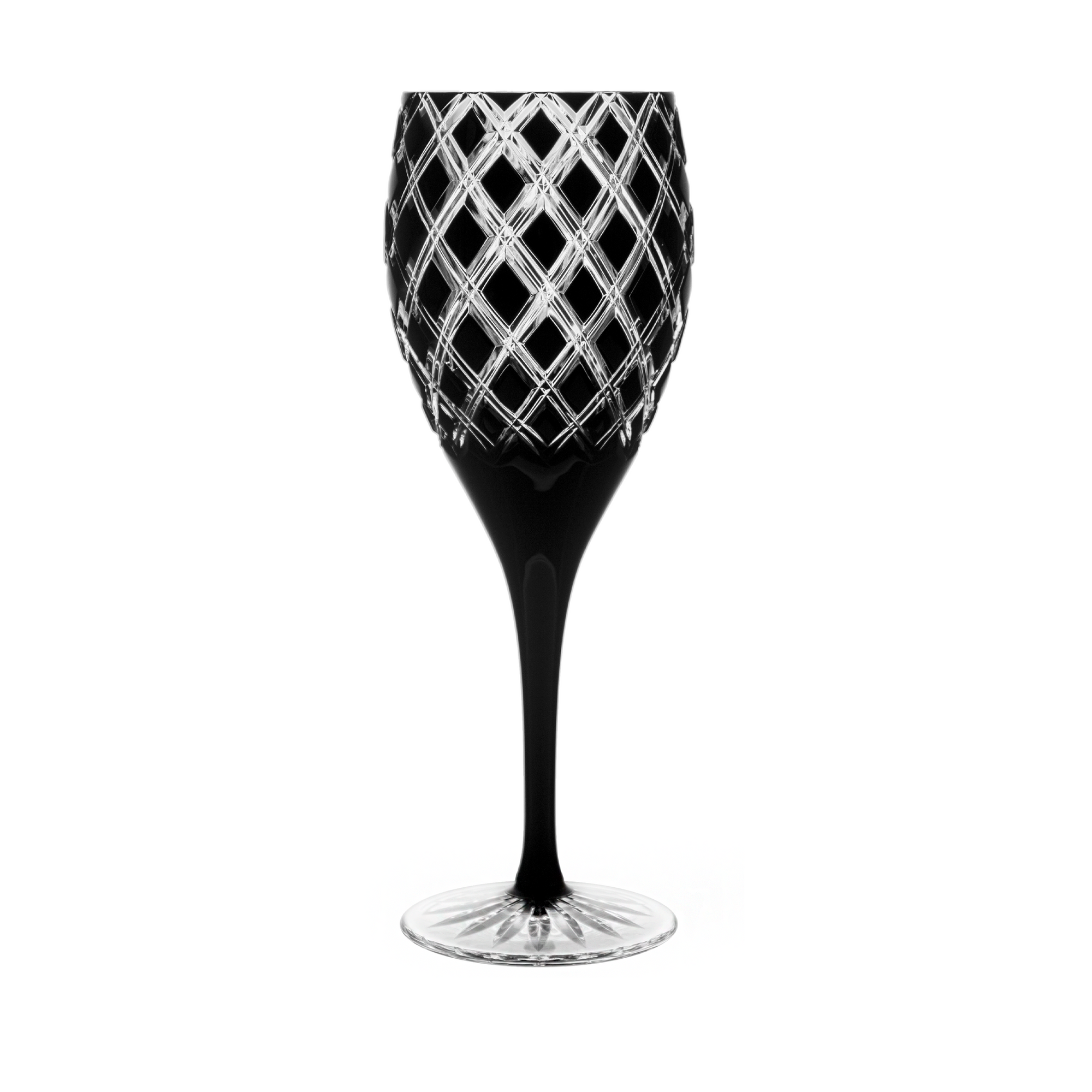 Fabergé Athenee Black Large Wine Glass