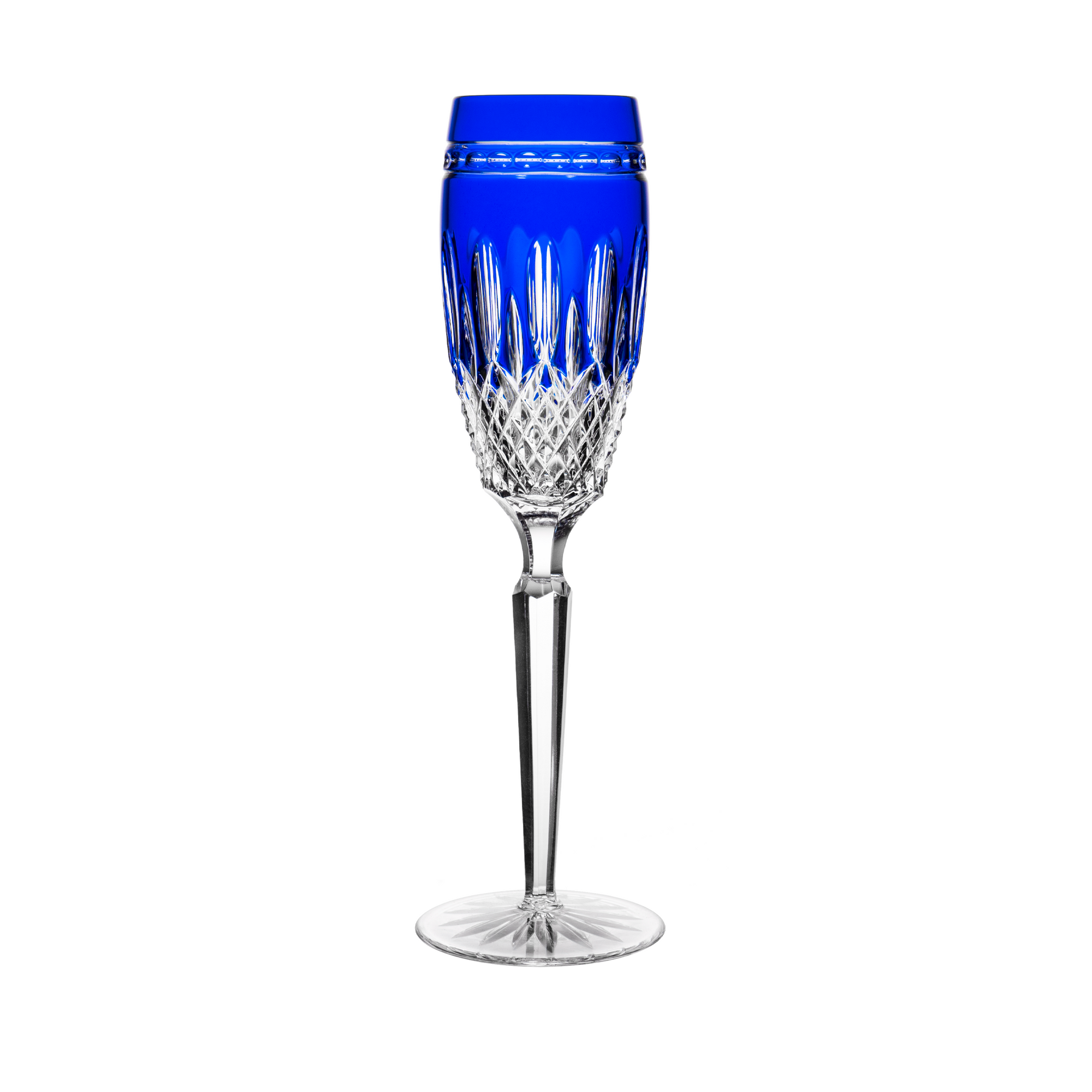 Waterford Clarendon Blue Champagne Flute