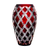 Fabergé Athenee Ruby Red Vase 7.1 in