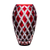 Fabergé Athenee Ruby Red Vase 9.1 in
