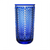 Christian Dior Chevron Blue Vase 9.8