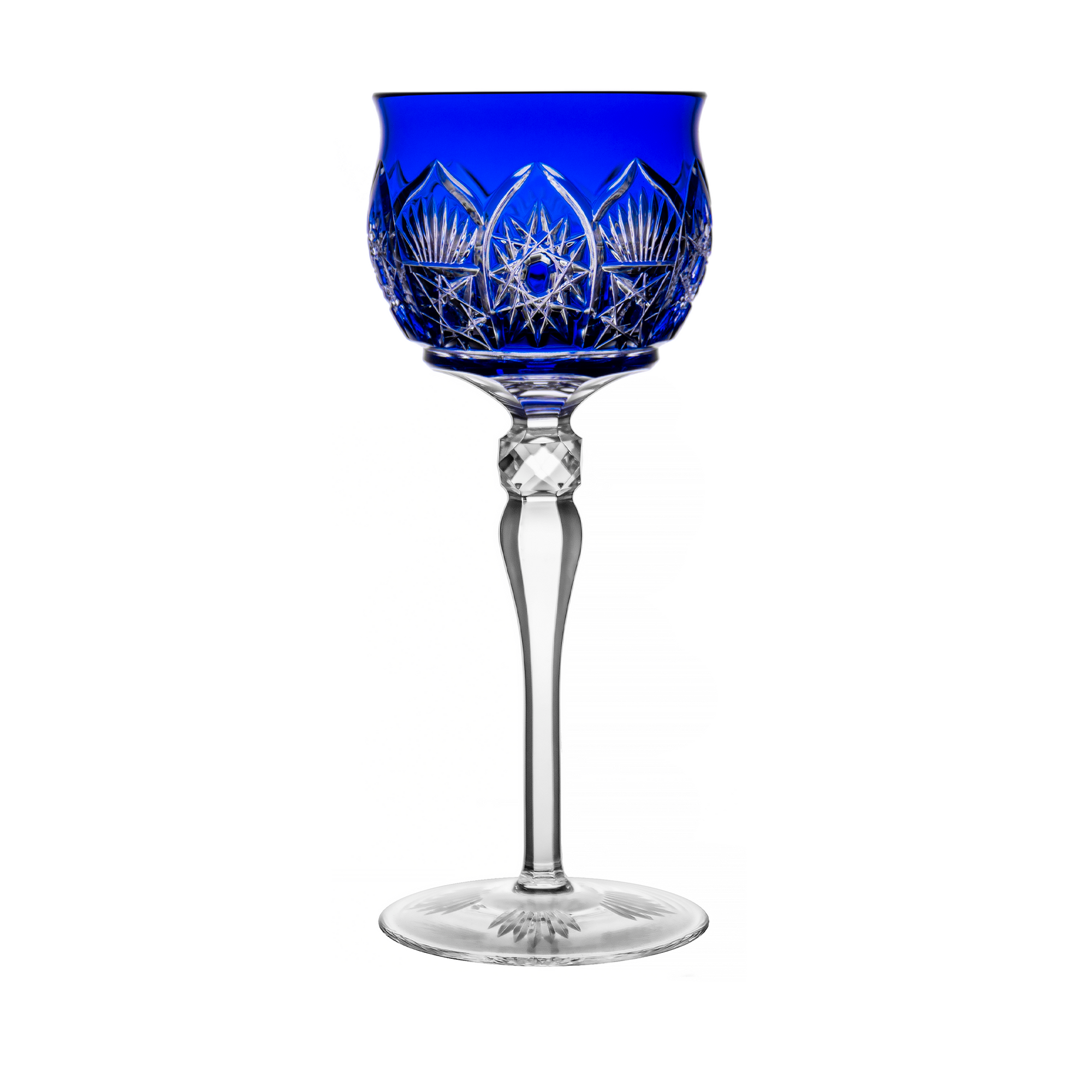 Wine Glass Engraved Cannage Crystal